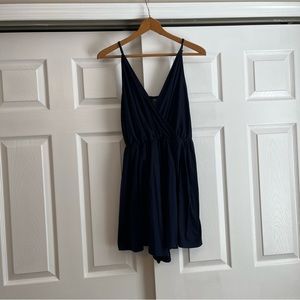 Navy Romper